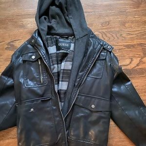 Men’s guess leather jacket